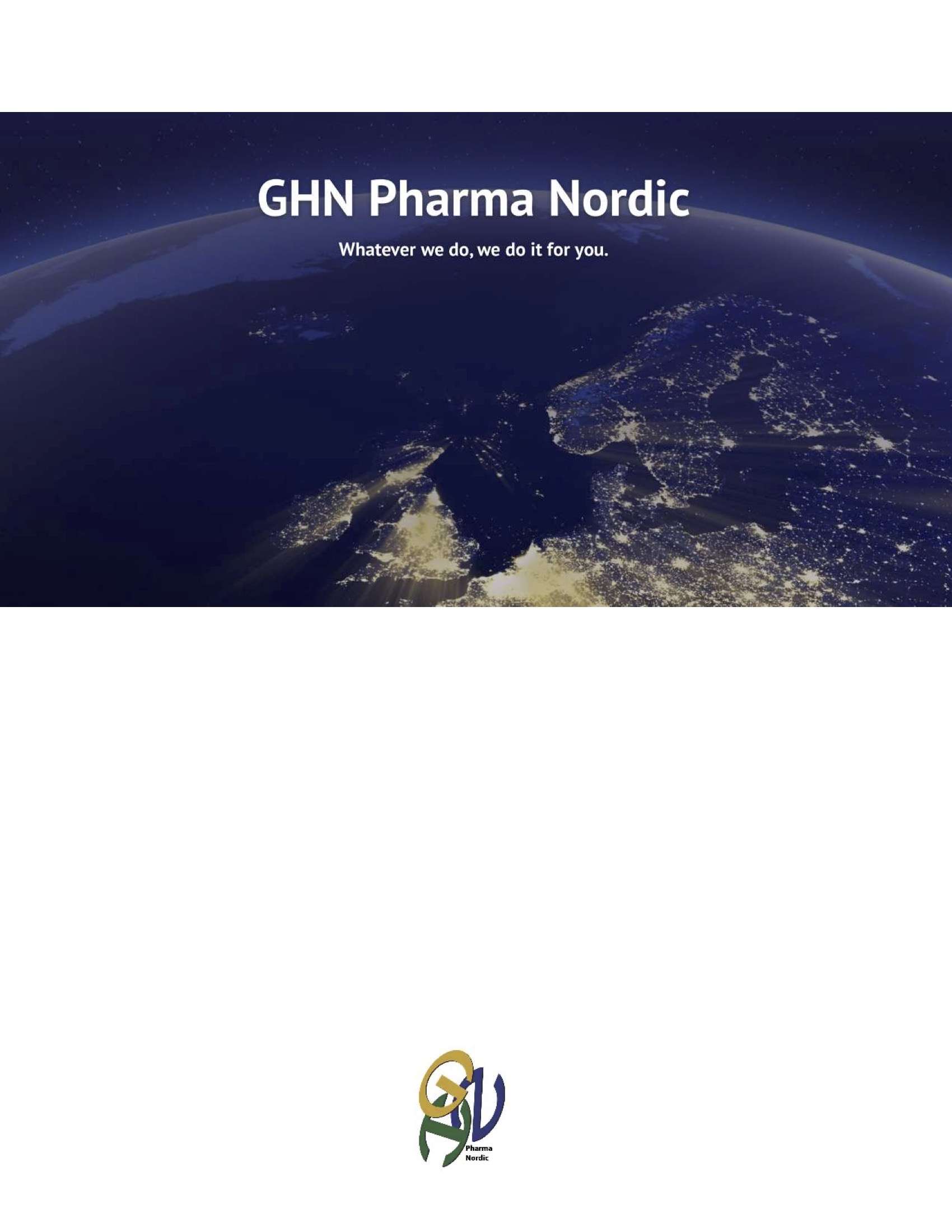 e – Book introducing GHN Pharma Nordic AB